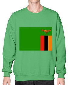 Zambia 2160# - world flags- Sweatshirt - Crew