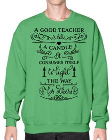 a good teacher 1# - teacher- Sweatshirt - Crew