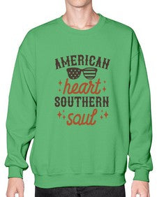american heart southern soul 231# - western- Sweatshirt - Crew