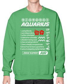 aquarius 85# - aquarius- Sweatshirt - Crew