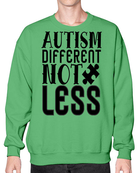 autism different not less 5214# - autism- Sweatshirt - Crew