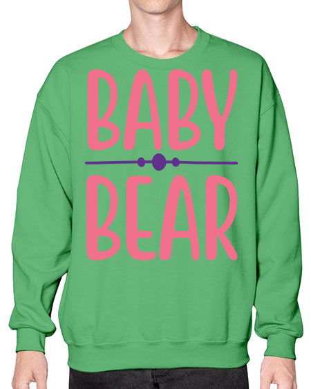 baby bear 15# - bears - animals- Sweatshirt - Crew