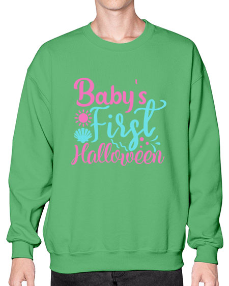 babys first halloween Style 39# - baby- Sweatshirt - Crew
