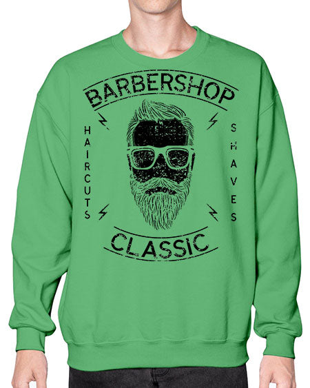 barber shop classic588# - barber- Sweatshirt - Crew