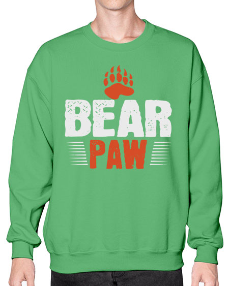 bear paw 39# - bears - animals- Sweatshirt - Crew