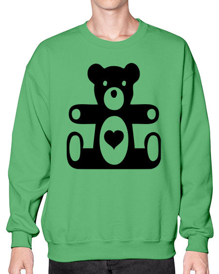 bear with heart 47# - bears - animals- Sweatshirt - Crew