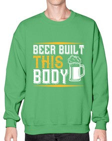 beer built this body 642# - beer- Sweatshirt - Crew