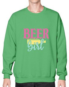 beer girl 48# - beer- Sweatshirt - Crew