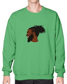 black man 41# - black boys or men- Sweatshirt - Crew