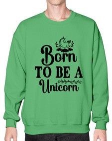born to be a unicorn 67# - unicorn- Sweatshirt - Crew