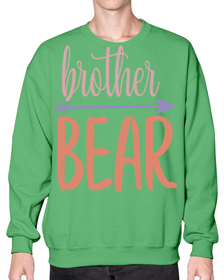brother bear 73# - bears - animals- Sweatshirt - Crew