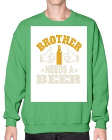 camping and beer thats why i am here 712# - beer- Sweatshirt - Crew