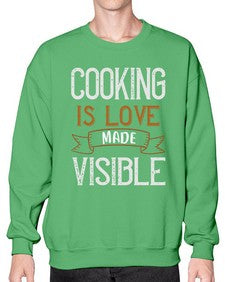 cooking is love made visible 134# - cooking- Sweatshirt - Crew