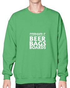 cornhole beer bags boards 880# - beer- Sweatshirt - Crew