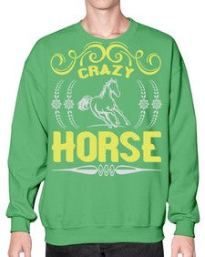 crazy horse Style 9# - horse- Sweatshirt - Crew