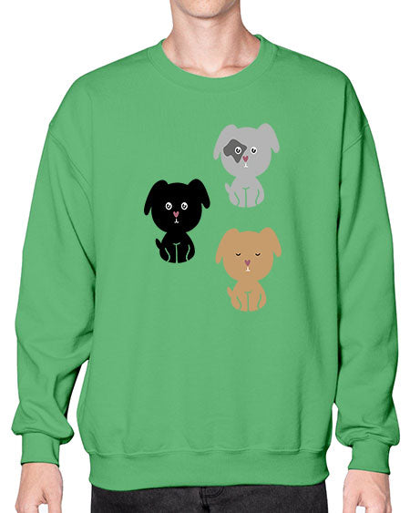 dogs 93# - bears - animals- Sweatshirt - Crew
