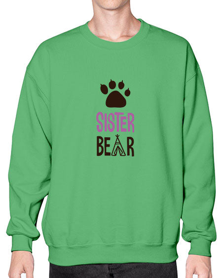 don t wake the bear 1# - bears - animals- Sweatshirt - Crew