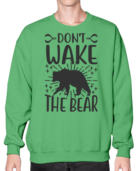 dont wake the bear 97# - bears - animals- Sweatshirt - Crew