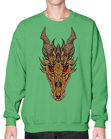 dragon 179# - dragon- Sweatshirt - Crew