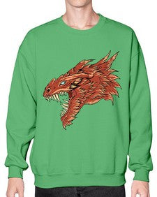 dragon 184# - dragon- Sweatshirt - Crew