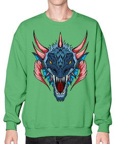 dragon 193# - dragon- Sweatshirt - Crew