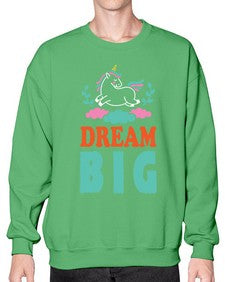 dream big 102# - unicorn- Sweatshirt - Crew