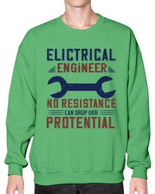 electrical engineer no resistance can drop our protential Style 747# - engineer- Sweatshirt - Crew