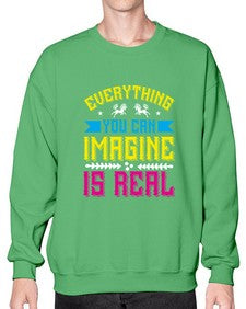 everything you can imagine is real 130# - unicorn- Sweatshirt - Crew
