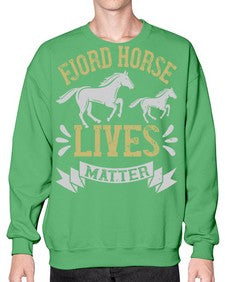 fjord horse lives matter Style 54# - horse- Sweatshirt - Crew