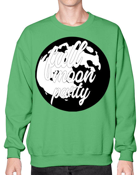 full moon party 7# - moon- Sweatshirt - Crew