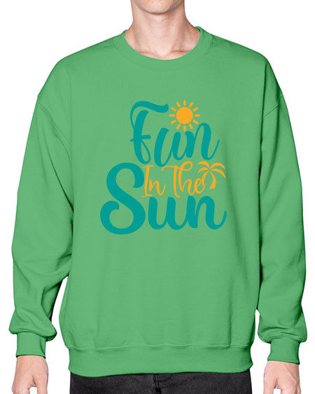 fun in the sun Style 104# - summer- Sweatshirt - Crew