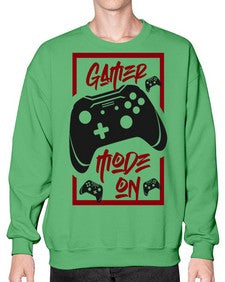 gamer mode on 88# - video games- Sweatshirt - Crew