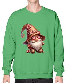gnome with butterfly 15# - gnome- Sweatshirt - Crew