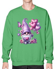 gnome with butterfly 19# - gnome- Sweatshirt - Crew