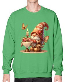 gnome with butterfly 21# - gnome- Sweatshirt - Crew