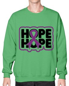 hope 165# - alzheimers- Sweatshirt - Crew