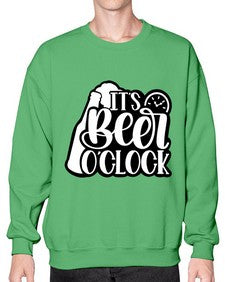 its beer oclock 1227# - beer- Sweatshirt - Crew