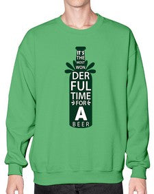 its the most wonderful 1241# - beer- Sweatshirt - Crew