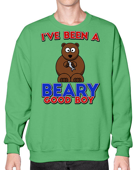 ive been a beary good boy 153# - bears - animals- Sweatshirt - Crew