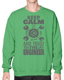 keep calm and trust the engineer 1023# - engineer- Sweatshirt - Crew