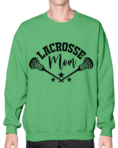 lacrosse mom 9# - lacrosse- Sweatshirt - Crew