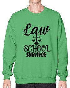 law school survivor 455# - law school- Sweatshirt - Crew