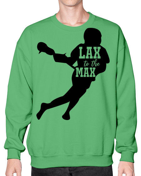 lax to the max 2# - lacrosse- Sweatshirt - Crew