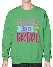 level third grade one hundred 465# - third grade- Sweatshirt - Crew
