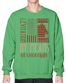 levitation by means of chocolate 307# - chocolate- Sweatshirt - Crew