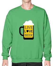 live love beer 1339# - beer- Sweatshirt - Crew