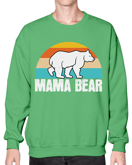 mama bear 177# - bears - animals- Sweatshirt - Crew