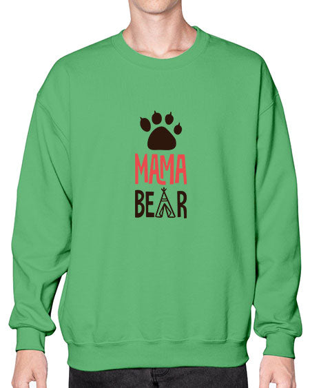 mama bear png 187# - bears - animals- Sweatshirt - Crew