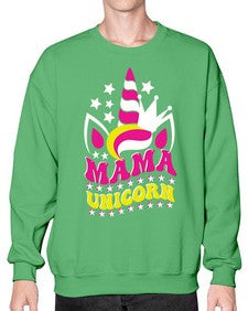 mama unicorn 285# - unicorn- Sweatshirt - Crew
