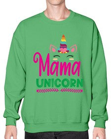 mama unicorn 291# - unicorn- Sweatshirt - Crew